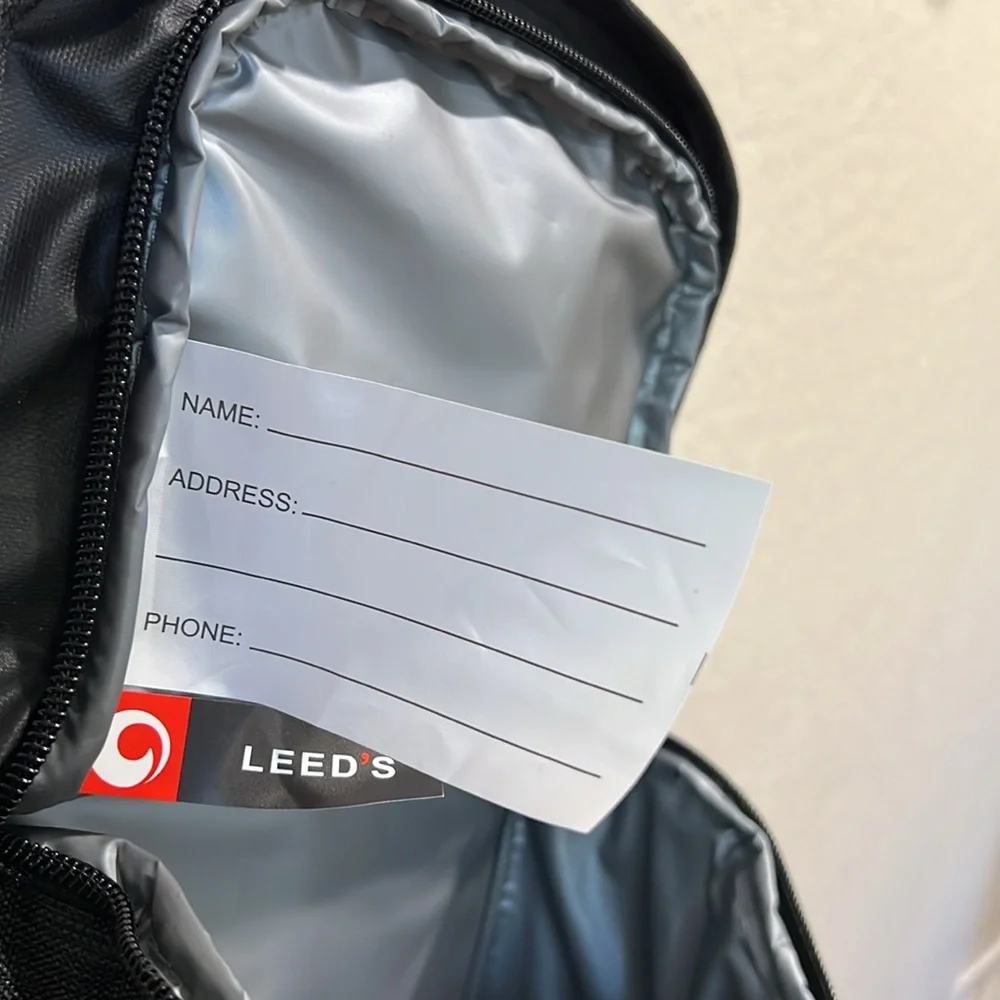 New no tags Leed’s Sunwise Automotive Group travel lunch with beverage carrier!
